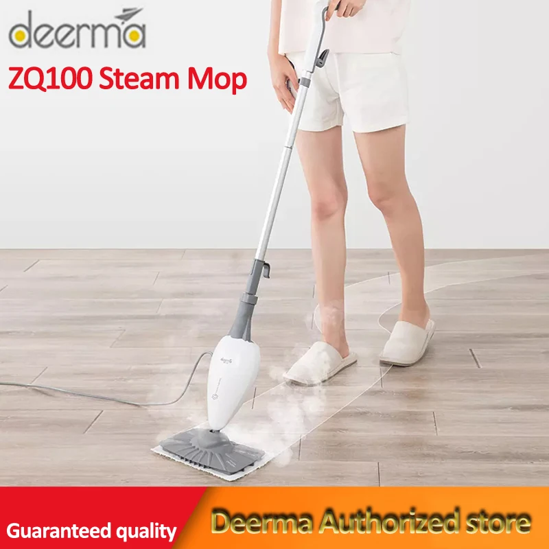 Паровая Швабра Deerma ZQ100 напольная подметальная машина большой ручной паровой