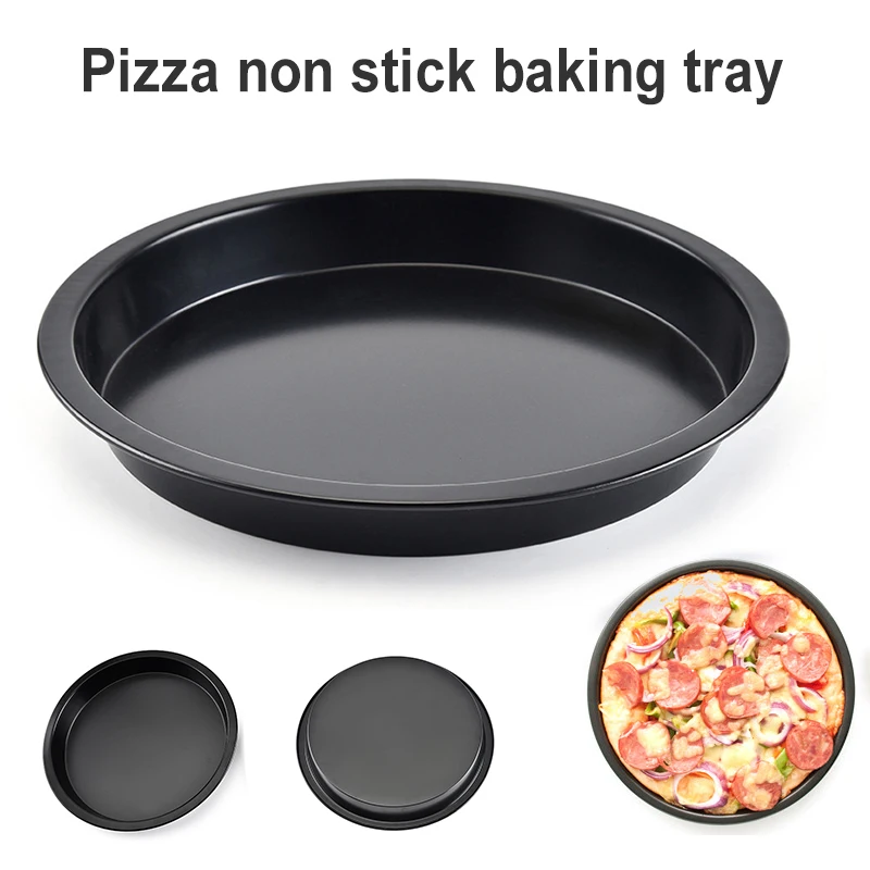 Pizza Pan Round Bake Carbon Steel Pizza Plate Baking Non-stick Cake Bakeware Pan Cake Mould 8 inch 
Pizza Pan Round Bake Carbon Steel Pizza Plate Baking Non-stick Cake Bakeware Pan Cake Mould 8 inch