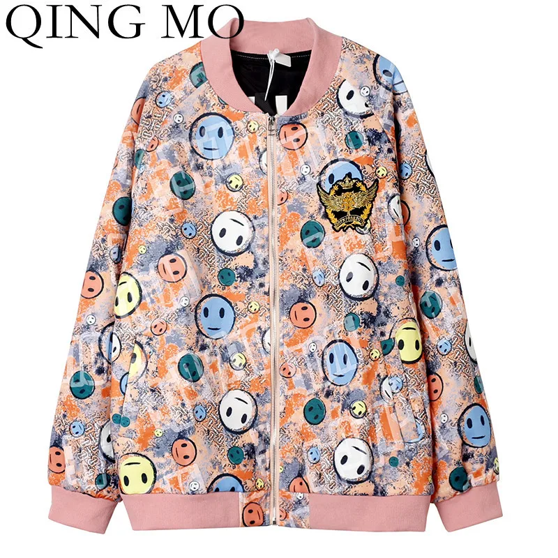 QING MO Autumn Fashion Funny Cartoon Printed Female Jacket Casual Slimming 2021 New Zipper Cardigan Women Jacket Top ZWL744
QING MO Autumn Fashion Funny Cartoon Printed Female Jacket Casual Slimming 2021 New Zipper Cardigan Women Jacket Top ZWL744