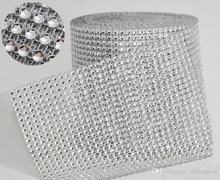 10yard/roll 4.75" 24 Rows Manmade Diamond Mesh Yards Wrap Rhinestone Ribbon Crystal Trim Wrap Sparkle Bling Ribbon Wedding Decor
10yard/roll 4.75" 24 Rows Manmade Diamond Mesh Yards Wrap Rhinestone Ribbon Crystal Trim Wrap Sparkle Bling Ribbon Wedding Decor