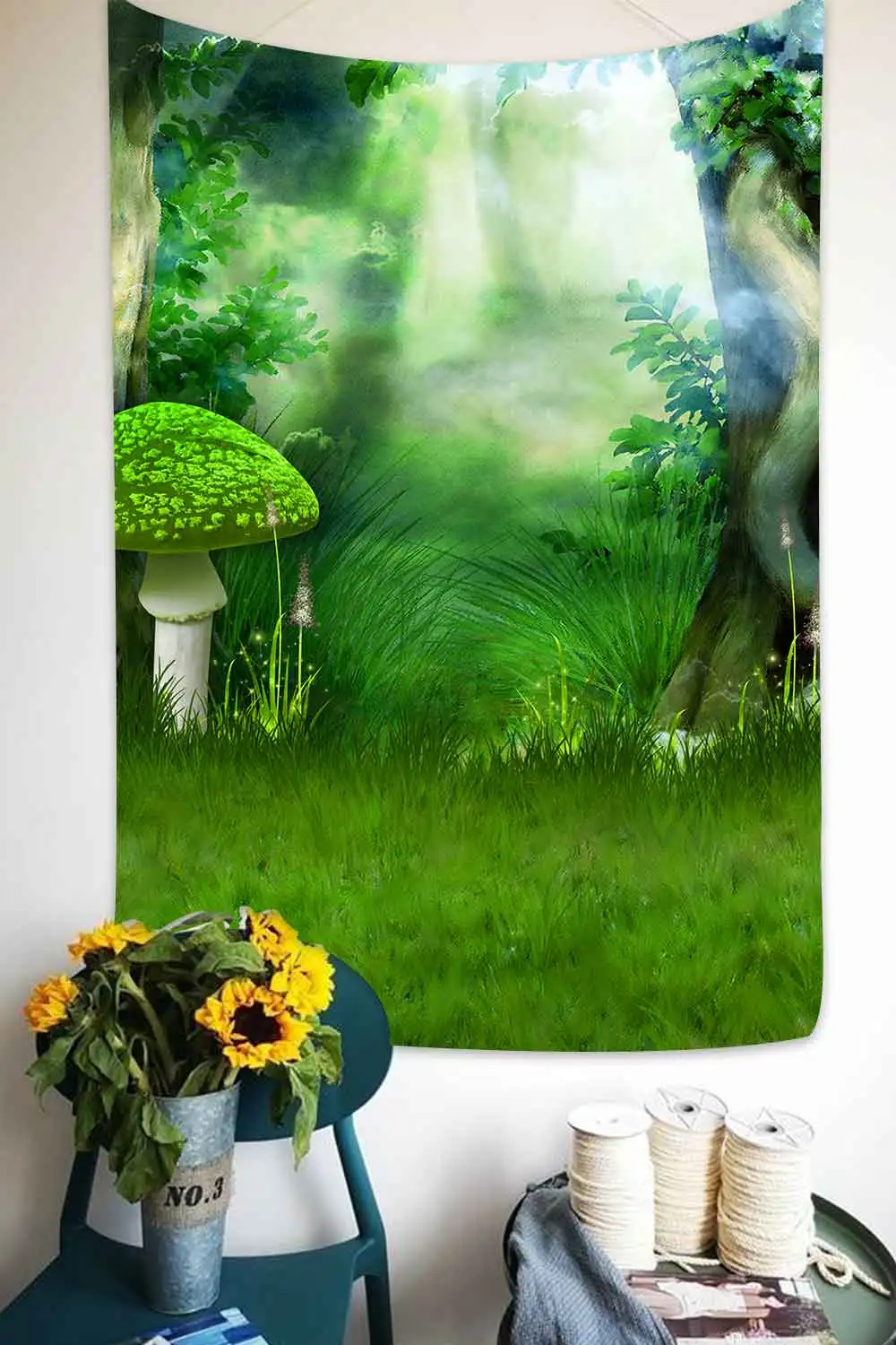 Angel Sword Tapestry Green Mushroom Forest Moon Art Wall Hanging Tapestries for Living Room Bedroom Home Dorm Decor
Angel Sword Tapestry Green Mushroom Forest Moon Art Wall Hanging Tapestries for Living Room Bedroom Home Dorm Decor