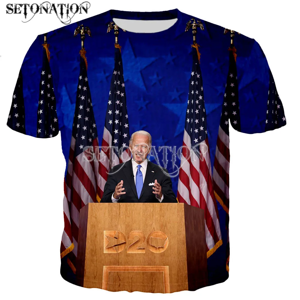 United States Presidential Joe Biden men/women New fashion cool 3D printed t-shirts casual Harajuku style tshirt streetwear tops
United States Presidential Joe Biden men/women New fashion cool 3D printed t-shirts casual Harajuku style tshirt streetwear tops
