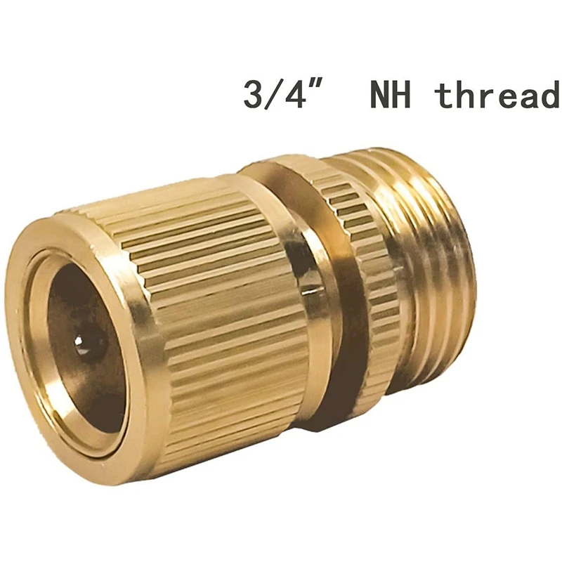 Garden Hose Quick Connect Solid Brass Quick Connector Garden Hose Fitting Water Hose Connectors 3/4 Inch
Garden Hose Quick Connect Solid Brass Quick Connector Garden Hose Fitting Water Hose Connectors 3/4 Inch