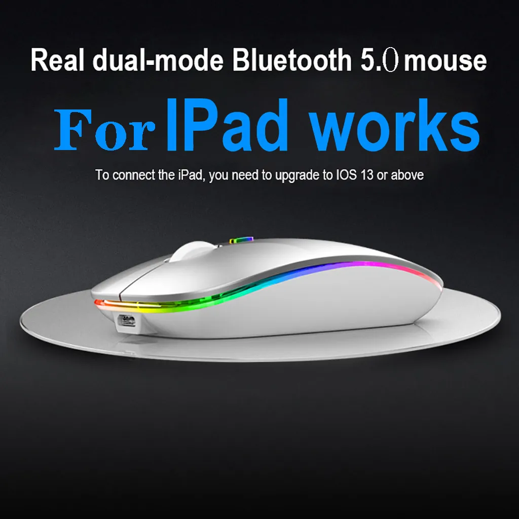 Dual-mode 2.4ghz Wireless + Bluetooth 5.0 Mouse 1600dpi Rechargeable Mute Mice Portable Ergonomic Computer Silent Pc Laptop
Dual-mode 2.4ghz Wireless + Bluetooth 5.0 Mouse 1600dpi Rechargeable Mute Mice Portable Ergonomic Computer Silent Pc Laptop