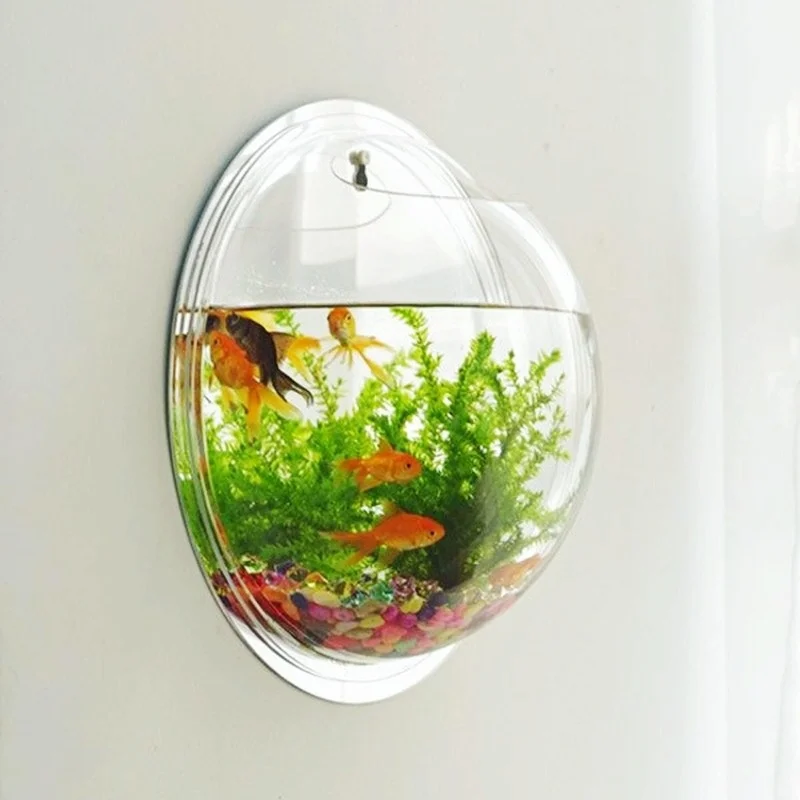 Creative Wall Mounted FishTank Acrylic Wall Hanging Fish Aquarium Tank Transparent Mirror Aquatic Plant Vase Home Decoration
Creative Wall Mounted FishTank Acrylic Wall Hanging Fish Aquarium Tank Transparent Mirror Aquatic Plant Vase Home Decoration