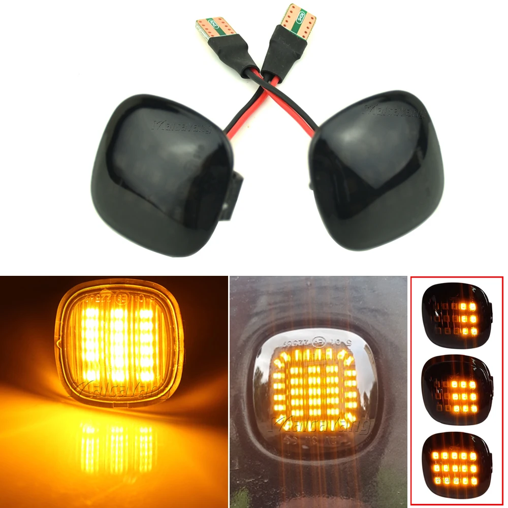 

LED Dynamic Turn Signal Side Marker Light Repeater Lamp Sequential Indicator For Skoda Fabia Octavia Mk1 Mk2 Roomster Rapid NH3