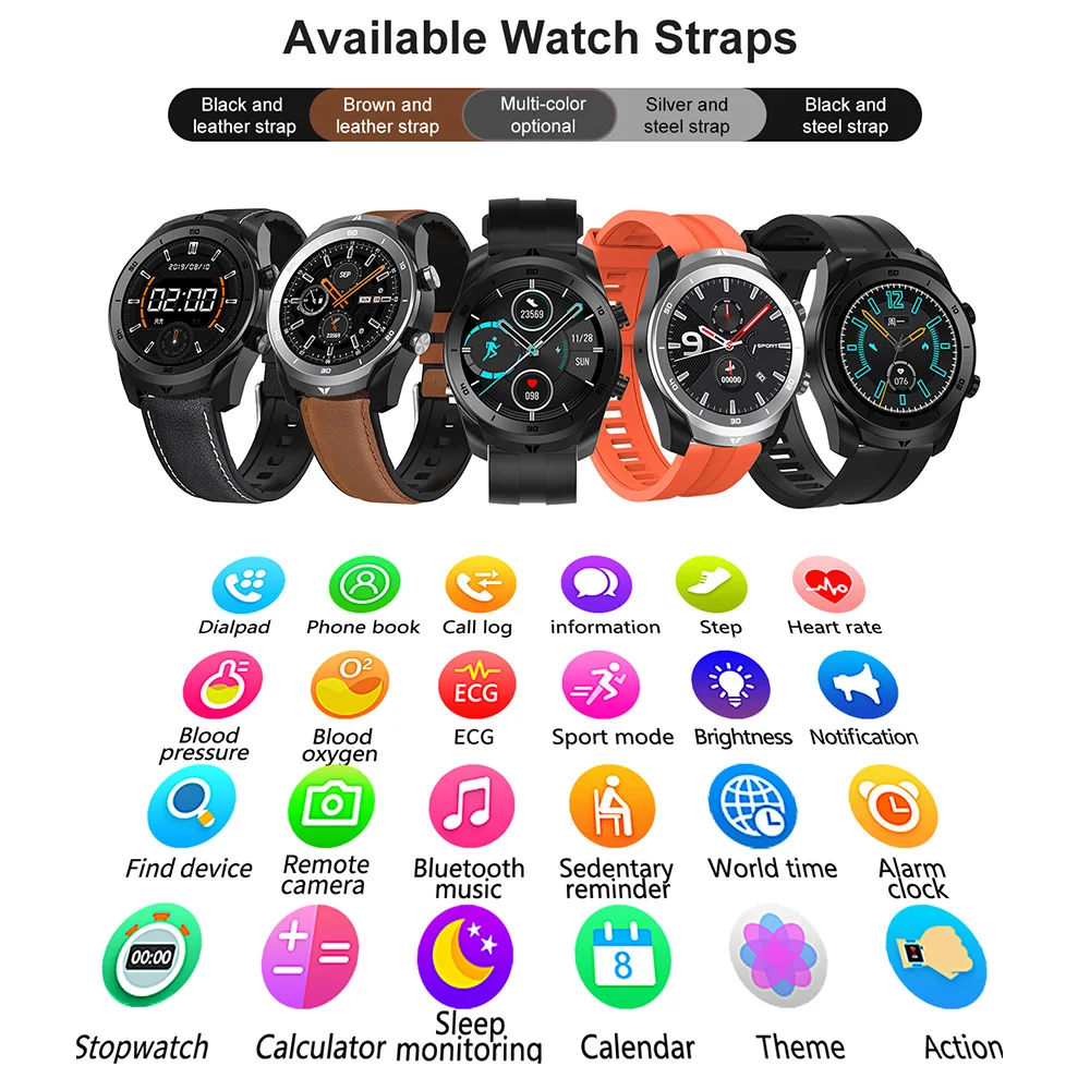 JUSUTEK DT79 Bluetooth Call Smart Watch Men Wristband ECG+PPG Heart Rate Blood Pressure Monitor Business Sports Women SmartWatch
JUSUTEK DT79 Bluetooth Call Smart Watch Men Wristband ECG+PPG Heart Rate Blood Pressure Monitor Business Sports Women SmartWatch