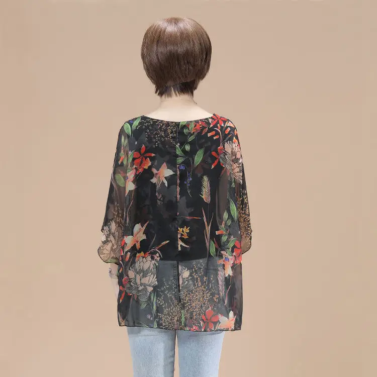 2020 New Summer Middle Aged Women Clothing Short Sleeve Chiffon Blouse Tops Female Printed O-Neck Bottoming Fashion Shirt W06
2020 New Summer Middle Aged Women Clothing Short Sleeve Chiffon Blouse Tops Female Printed O-Neck Bottoming Fashion Shirt W06