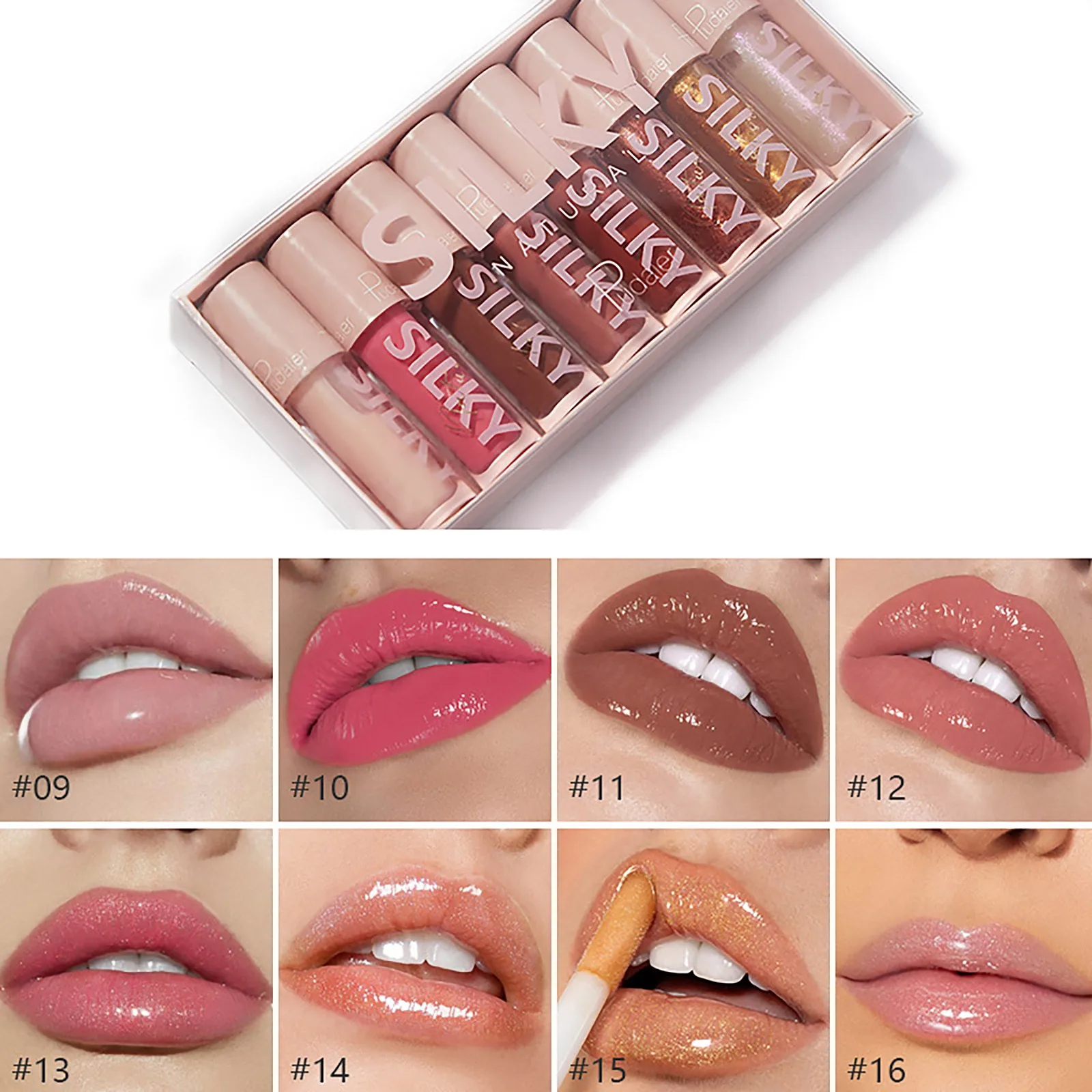 8PC Liquid Lipstick Moisturizing Not Easy To Fade Lip Gloss Long Lasting Protection Bright Lip Gloss Stain Waterproof Makeup
8PC Liquid Lipstick Moisturizing Not Easy To Fade Lip Gloss Long Lasting Protection Bright Lip Gloss Stain Waterproof Makeup