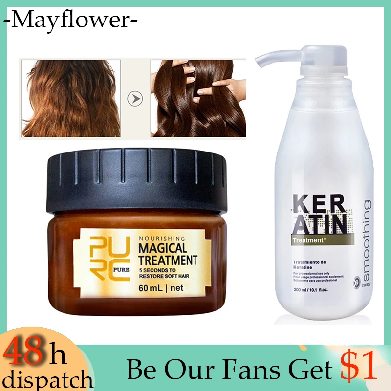 Brazilian Keratin Hair & Scalp Treatment and Magical Soft Shiny Nourishing Mask Straighten Restore Repair Damaged Hairs Care Set
Brazilian Keratin Hair & Scalp Treatment and Magical Soft Shiny Nourishing Mask Straighten Restore Repair Damaged Hairs Care Set