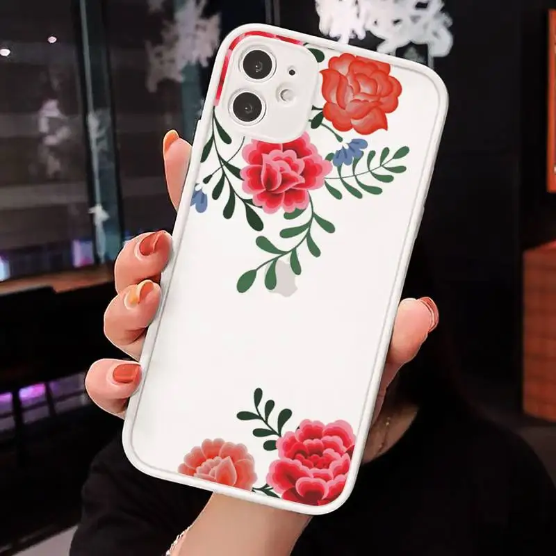 Luxury 3D Relief Flower Phone Case matte transparent For iphone 7 8 11 12 plus mini x xs xr pro max cover
Luxury 3D Relief Flower Phone Case matte transparent For iphone 7 8 11 12 plus mini x xs xr pro max cover