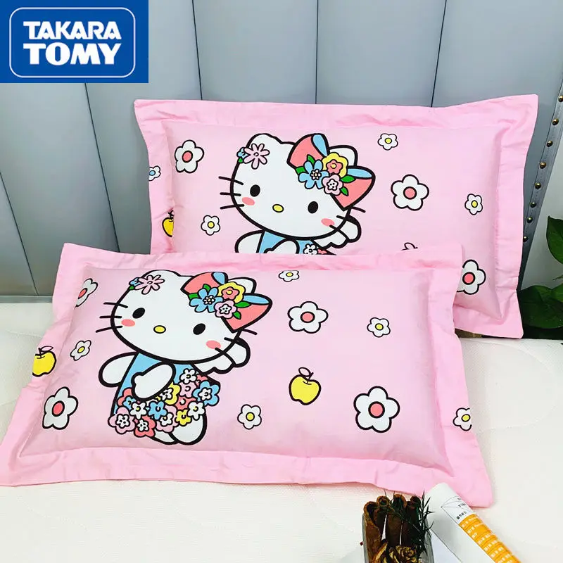 Детская подушка TAKARA TOMY с героями мультфильмов Hello Kitty, Всесезонная универсальная хлопковая наволочка для детского сада
Детская подушка TAKARA TOMY с героями мультфильмов Hello Kitty, Всесезонная универсальная хлопковая наволочка для детского сада