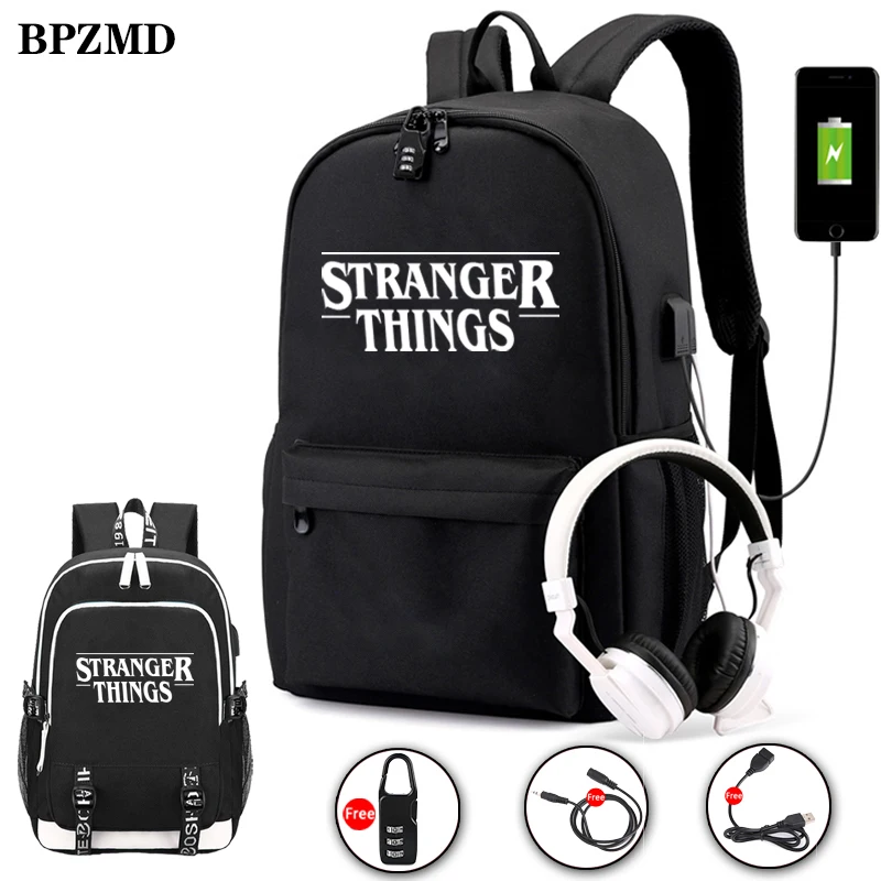 BPZMD Luminous Bag Multifunction USB Charging Stranger Things Travel Canvas Student Backpack For Teenagers Boys Girls School Bag
BPZMD Luminous Bag Multifunction USB Charging Stranger Things Travel Canvas Student Backpack For Teenagers Boys Girls School Bag