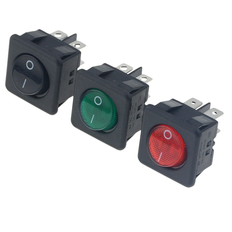 1PC Square Power Switch ON-OFF 4pins RED BLACK GREEN Push Button Switches 16A/260VAC
1PC Square Power Switch ON-OFF 4pins RED BLACK GREEN Push Button Switches 16A/260VAC