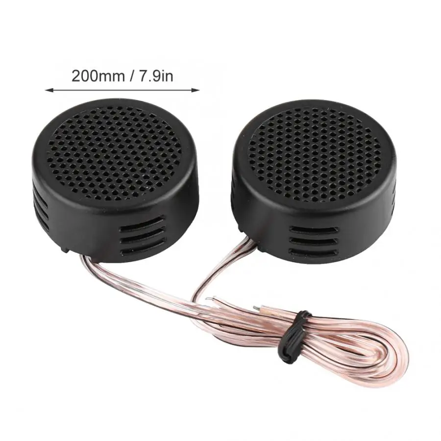 Mini Car Speaker Audio Tweeter 200mm 98dB Loudspeaker Automobile Speaker Strong sound output facilitate assembly Black 12V 500W
Mini Car Speaker Audio Tweeter 200mm 98dB Loudspeaker Automobile Speaker Strong sound output facilitate assembly Black 12V 500W