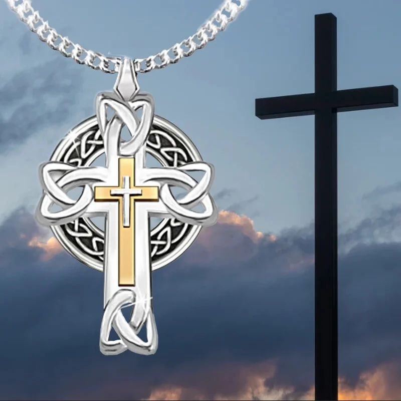 Fashion Creative Classic Cross Pendant Necklace Women Men's Universal Party Jewelry Valentine's Day Gift Wholesale
Fashion Creative Classic Cross Pendant Necklace Women Men's Universal Party Jewelry Valentine's Day Gift Wholesale