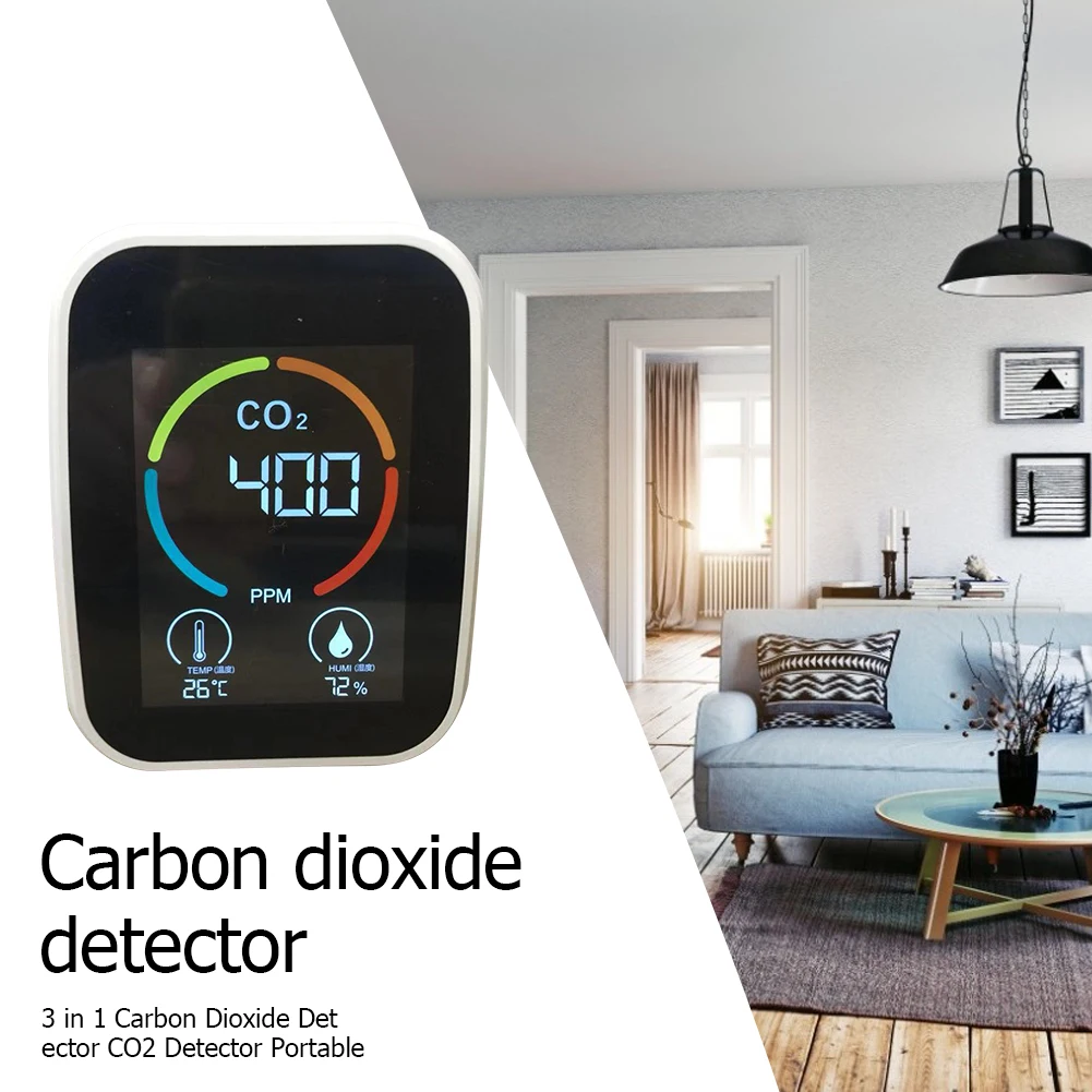 5 in 1 Portable CO2 Meter Temperature Humidity Sensor Tester Air Quality Monitor Analyzer Carbon Dioxide Gas TVOC Detector
5 in 1 Portable CO2 Meter Temperature Humidity Sensor Tester Air Quality Monitor Analyzer Carbon Dioxide Gas TVOC Detector