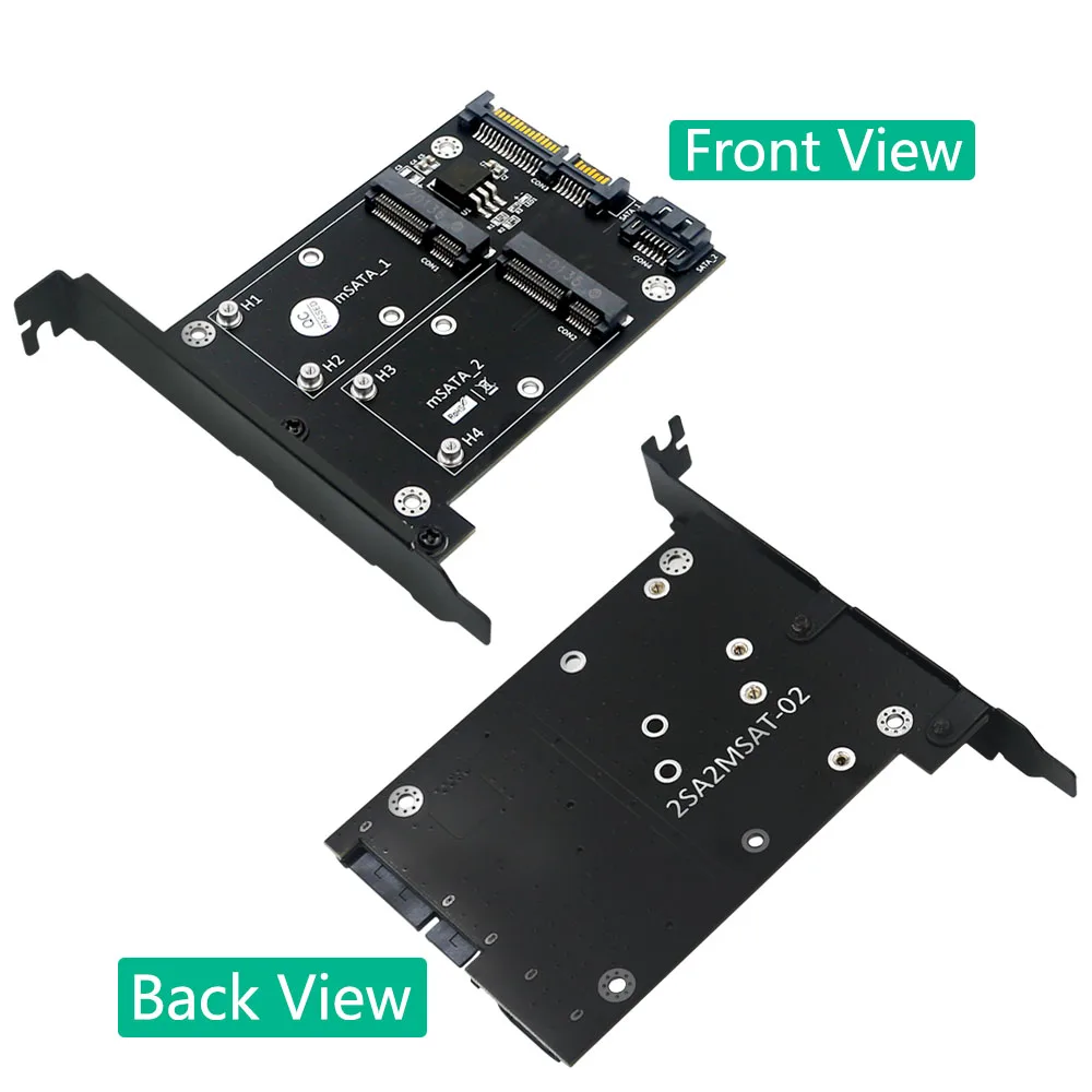 Переходник с mSATA на Dual SATA3 SSD, адаптер с Полноразмерным кронштейном, расширительные карты
Переходник с mSATA на Dual SATA3 SSD, адаптер с Полноразмерным кронштейном, расширительные карты