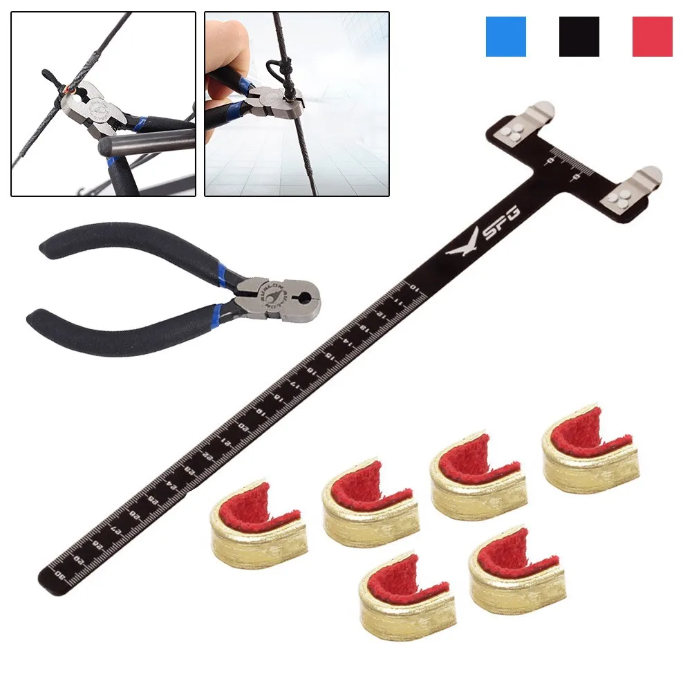 1set Archery T Ruler Copper Buckle Pliers Set Measure And Fixed Bowstring Arrow Nock Point Shooting Position For Bow Accessories
1set Archery T Ruler Copper Buckle Pliers Set Measure And Fixed Bowstring Arrow Nock Point Shooting Position For Bow Accessories