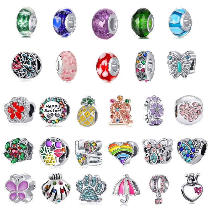 2021 new Pandora sweet style beaded accessories colorful beads girl heart jewelry suitable for ladies jewelry gifts 
2021 new Pandora sweet style beaded accessories colorful beads girl heart jewelry suitable for ladies jewelry gifts