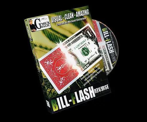 Bill Flash Reverse By Mickael Chatelain - Trick,Close Up Magic Props,Gimmick,Illusions,Street Magic,Magia Toys
Bill Flash Reverse By Mickael Chatelain - Trick,Close Up Magic Props,Gimmick,Illusions,Street Magic,Magia Toys
