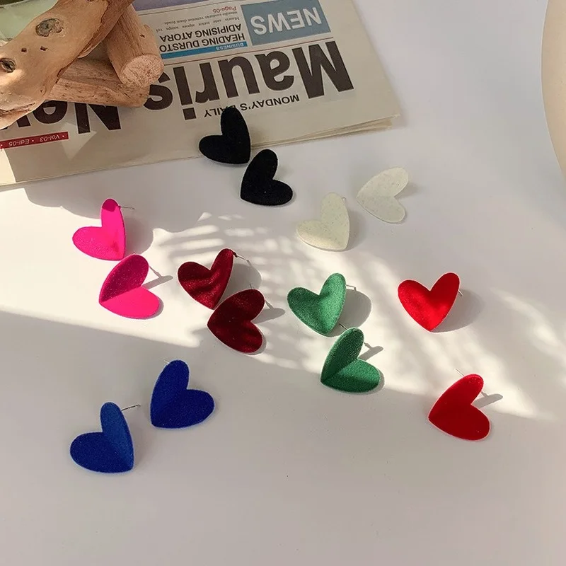 LOVOACC Cute Lovely Rainbow Velour Love Heart Dangle Drop Earring for Women French Multicolor Earring Jewellery Pendientes 2021
LOVOACC Cute Lovely Rainbow Velour Love Heart Dangle Drop Earring for Women French Multicolor Earring Jewellery Pendientes 2021