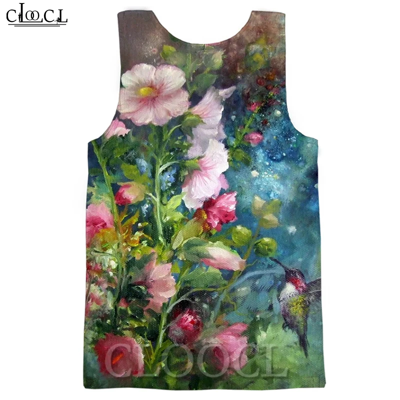 CLOOCL Painted Floral Tank Tops Men Women 3D Printed New Fashion Sleeveless Vest Summer Casual Streetwear Tops
CLOOCL Painted Floral Tank Tops Men Women 3D Printed New Fashion Sleeveless Vest Summer Casual Streetwear Tops