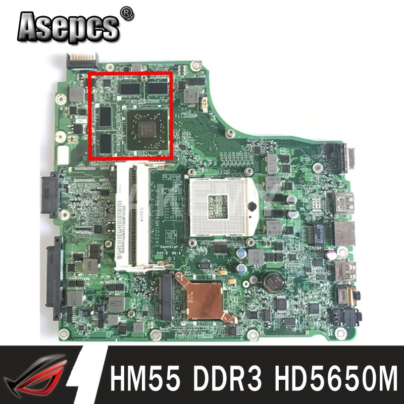 SAMXINNO DA0ZQ1MB8F0 REV F MBPVL06001 MB.PVL06.001 для acer aspire 4820T 4820TG материнская плата HM55 DDR3 ATI