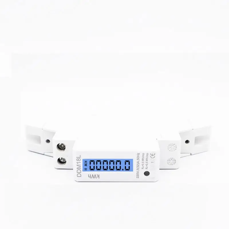 LCD Digital Single Phase Din Rail Electricity Power Consumption Energy Meter kWh 18DEC31
LCD Digital Single Phase Din Rail Electricity Power Consumption Energy Meter kWh 18DEC31