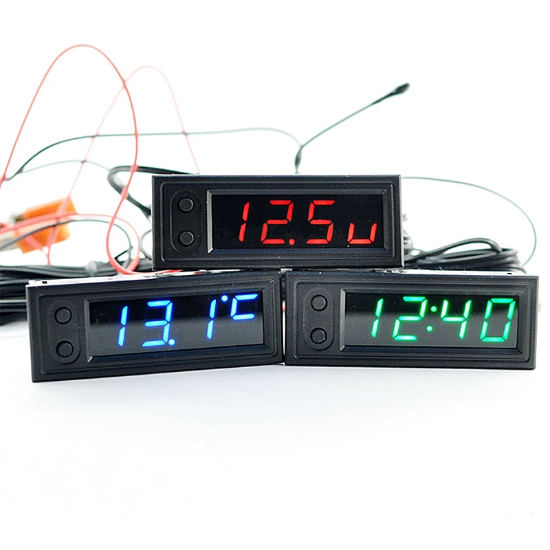 Car thermometer Digital clock module led digital tube electronic clock 0.39 inch mini with thermometer car watch diy luminous
Car thermometer Digital clock module led digital tube electronic clock 0.39 inch mini with thermometer car watch diy luminous