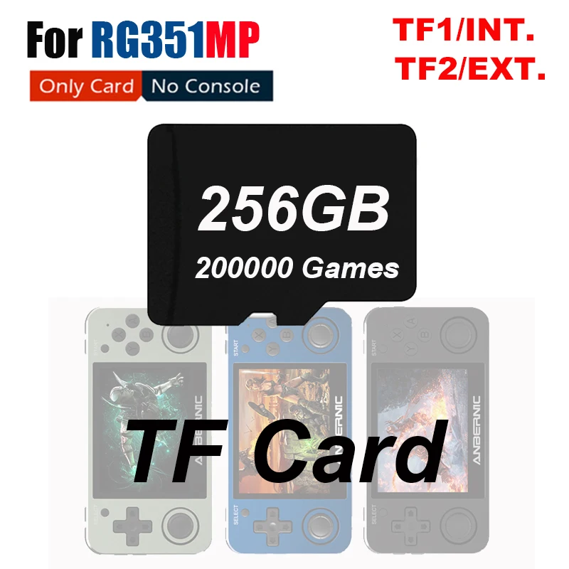 RG351MP Game Card 256G TF Card for ANBERNIC RG351MP Retro Game Console Memery card for RG351MP SD Card
RG351MP Game Card 256G TF Card for ANBERNIC RG351MP Retro Game Console Memery card for RG351MP SD Card