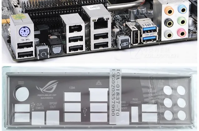 Новая защитная задняя панель материнской платы I/O для RAMPAGE III GENE just shield backplate Бесплатная доставка
Новая защитная задняя панель материнской платы I/O для RAMPAGE III GENE just shield backplate Бесплатная доставка