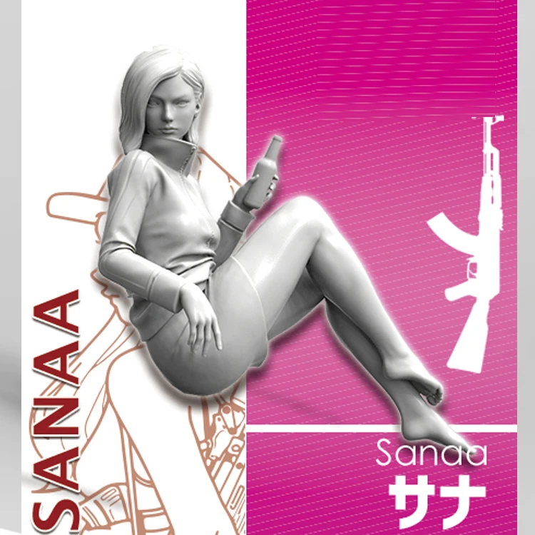 Набор фигурок из смолы в масштабе 1/35 для девочек Sana|Наборы сборки моделей| |