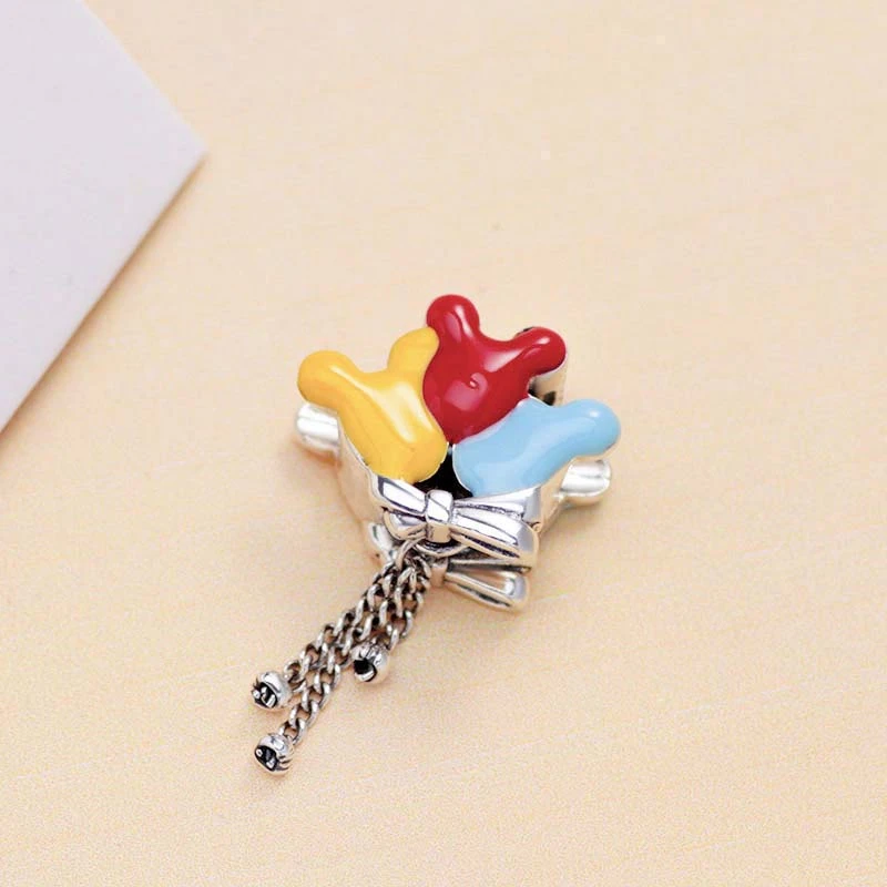 Classic fashion 100% s925 sterling silver bracelet charm Simple colorful animal balloon beads
Classic fashion 100% s925 sterling silver bracelet charm Simple colorful animal balloon beads
