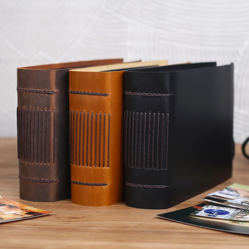 DIY Photo Albums Genuine Leather Cover Photograph Book Pictures Collection Album Anniversary Baby Vacation Gift
DIY Photo Albums Genuine Leather Cover Photograph Book Pictures Collection Album Anniversary Baby Vacation Gift