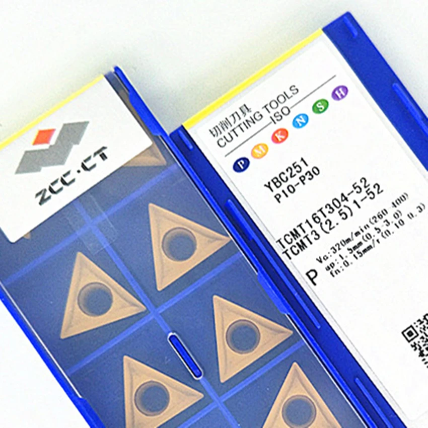 ZCC.CT TCMT16T304-52 YBC251/TCMT16T308-52 YBC251/TCMT16T304-EF YBG205/TCMT16T308-EF YBG205 карбидные вставки с ЧПУ 10 шт./кор.
ZCC.CT TCMT16T304-52 YBC251/TCMT16T308-52 YBC251/TCMT16T304-EF YBG205/TCMT16T308-EF YBG205 карбидные вставки с ЧПУ 10 шт./кор.
