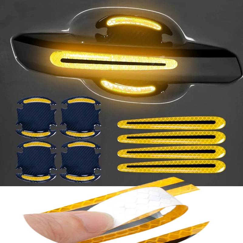Carbon Fiber Car Door Bowl Handle Reflective Stickers Anti-collision Strips Car Decal Universal Protection Cover Car Accessories
Carbon Fiber Car Door Bowl Handle Reflective Stickers Anti-collision Strips Car Decal Universal Protection Cover Car Accessories