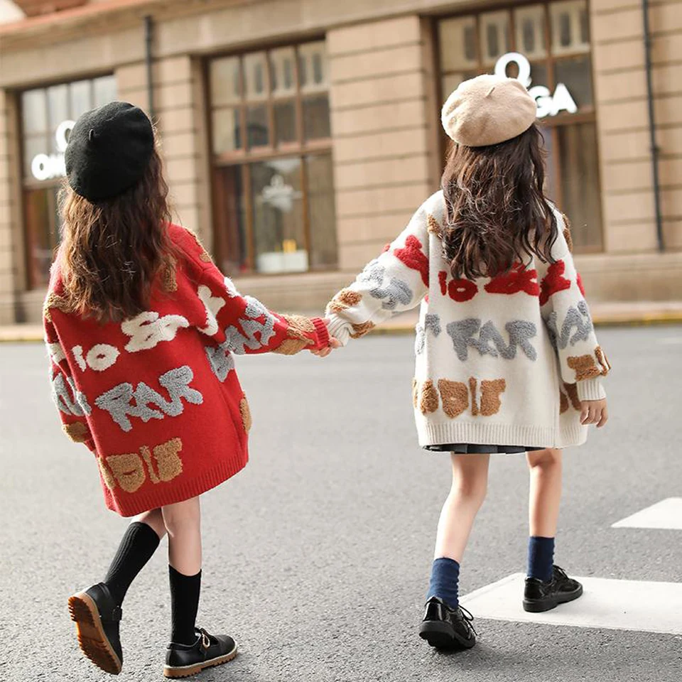 Christmas New Arrival Winter Sweaters Coat Kids Baby Girls Cloak Warm Sweaters Children Wool Knitwear Clothes Outfit 2019
Christmas New Arrival Winter Sweaters Coat Kids Baby Girls Cloak Warm Sweaters Children Wool Knitwear Clothes Outfit 2019