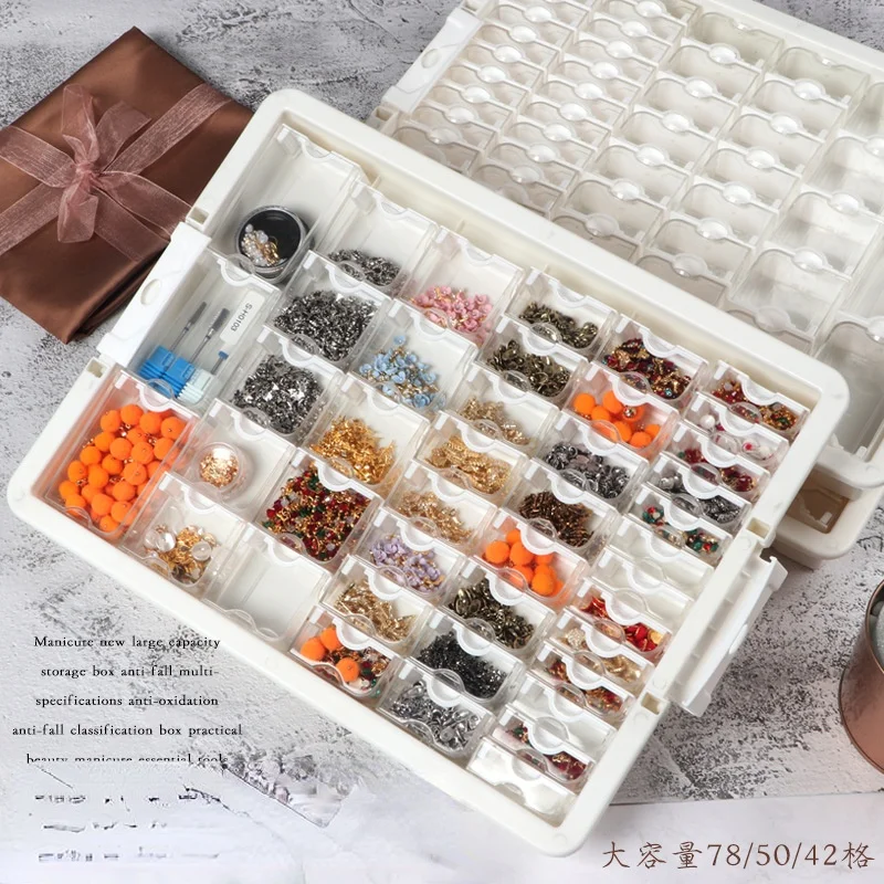 64 glass rice bead box Nail ornament storage box Transparent diamond box string bead box organizer box acrylic organizer box
64 glass rice bead box Nail ornament storage box Transparent diamond box string bead box organizer box acrylic organizer box