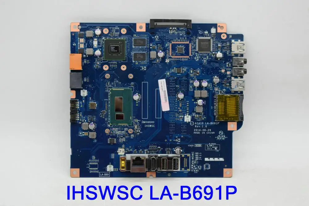 For Lenovo C20-30 C2030 All-in-one Motherboard IHSWSC LA-B691P Rev:1.0 Integrated CPU Standalone Graphics
For Lenovo C20-30 C2030 All-in-one Motherboard IHSWSC LA-B691P Rev:1.0 Integrated CPU Standalone Graphics