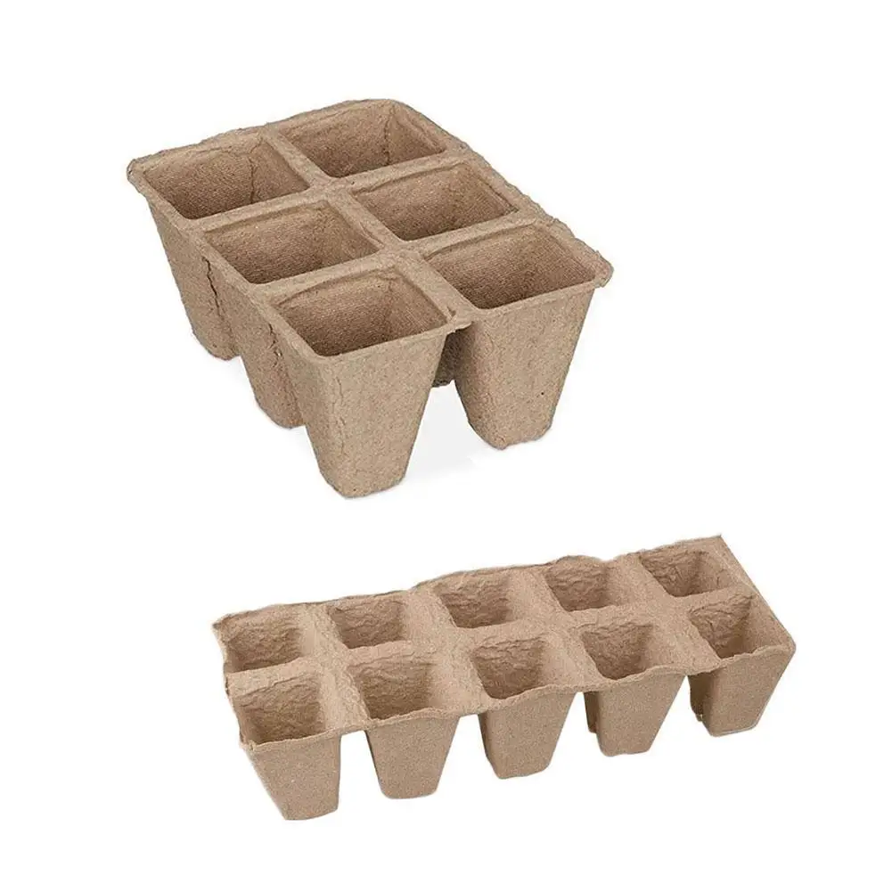 6/10 Grids Pulp Seedling Tray Disposable Nursery Tray Nursery Pulp Degradable Eco-Friendly Plates Garden Planter Pots O4J7
6/10 Grids Pulp Seedling Tray Disposable Nursery Tray Nursery Pulp Degradable Eco-Friendly Plates Garden Planter Pots O4J7