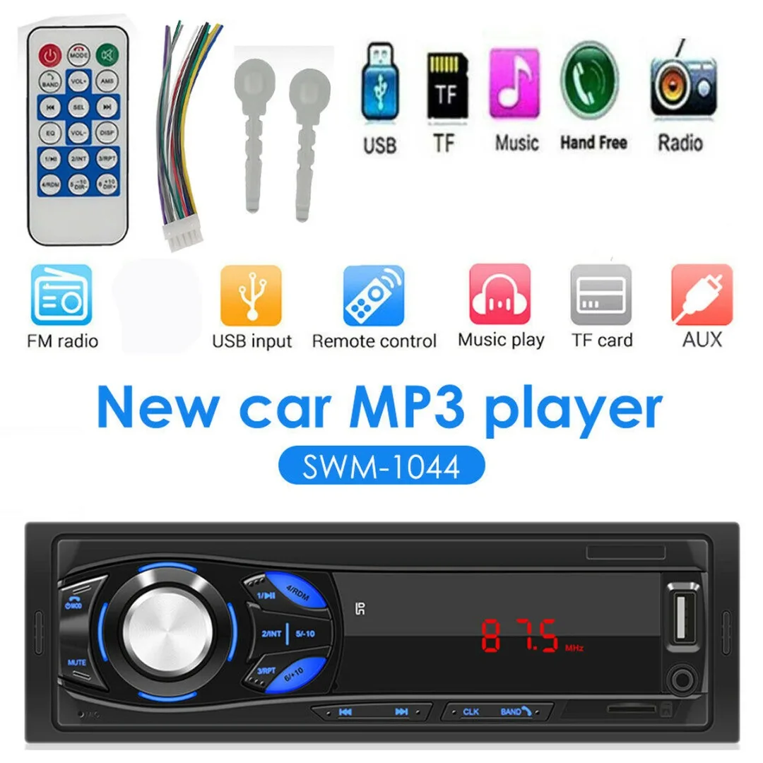 Mayitr 1 set 12V 45W Car Auto Radio Stereo MP3 Player MP3/USB/SD/FM In-dash Audio Head Unit Remote Control
Mayitr 1 set 12V 45W Car Auto Radio Stereo MP3 Player MP3/USB/SD/FM In-dash Audio Head Unit Remote Control