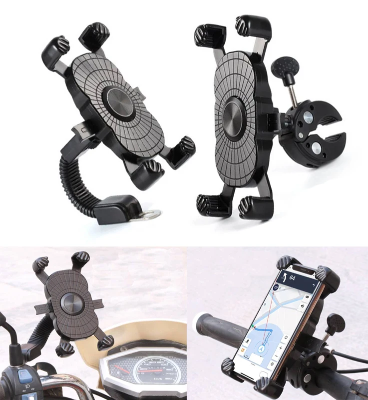 Bicycle Motorcycle Phone Holder 360 degree Rotatabl Silicone Stand Anti-drop Mobile GPS Bracket Universal Phone Mount
Bicycle Motorcycle Phone Holder 360 degree Rotatabl Silicone Stand Anti-drop Mobile GPS Bracket Universal Phone Mount