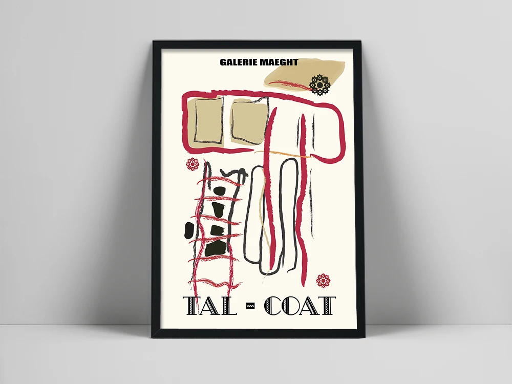 Pierre Tal-Coat Art Painting Canvas Prints Vintage Exhibition Poster Galerie Maeght in Paris 1973 Museum Wall Picture Home Decor 
Pierre Tal-Coat Art Painting Canvas Prints Vintage Exhibition Poster Galerie Maeght in Paris 1973 Museum Wall Picture Home Decor