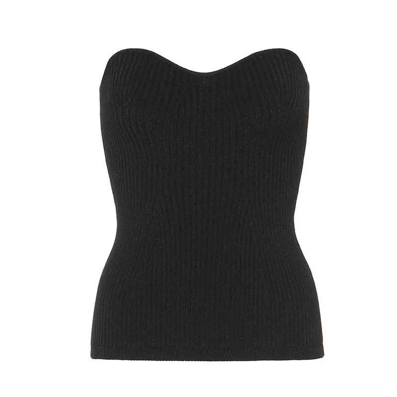 2020 spring and summer new Sexy Wrap around Sweater Top women's Slim Thread Knit Low Waist Jersey Black and White Vests
2020 spring and summer new Sexy Wrap around Sweater Top women's Slim Thread Knit Low Waist Jersey Black and White Vests