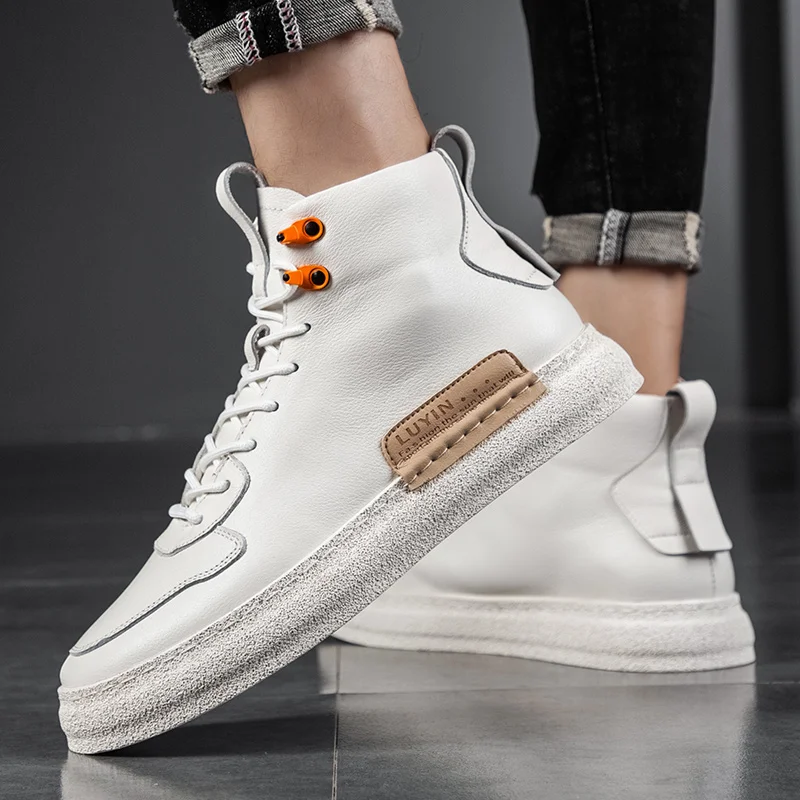 Men Boots Genuine Leather Autumn Fashion Casual Shoes Men Luxury Brand Ankle Boots Man Comfy Lace-up Footwear Handmade Sneakers
Men Boots Genuine Leather Autumn Fashion Casual Shoes Men Luxury Brand Ankle Boots Man Comfy Lace-up Footwear Handmade Sneakers