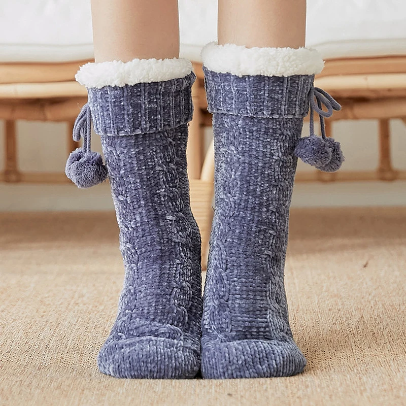Winter woman slippers Crochet Fmale socks slippers Thick sleep socks slippers Plush Button Warm Mid Tube Floor socks shoes
Winter woman slippers Crochet Fmale socks slippers Thick sleep socks slippers Plush Button Warm Mid Tube Floor socks shoes