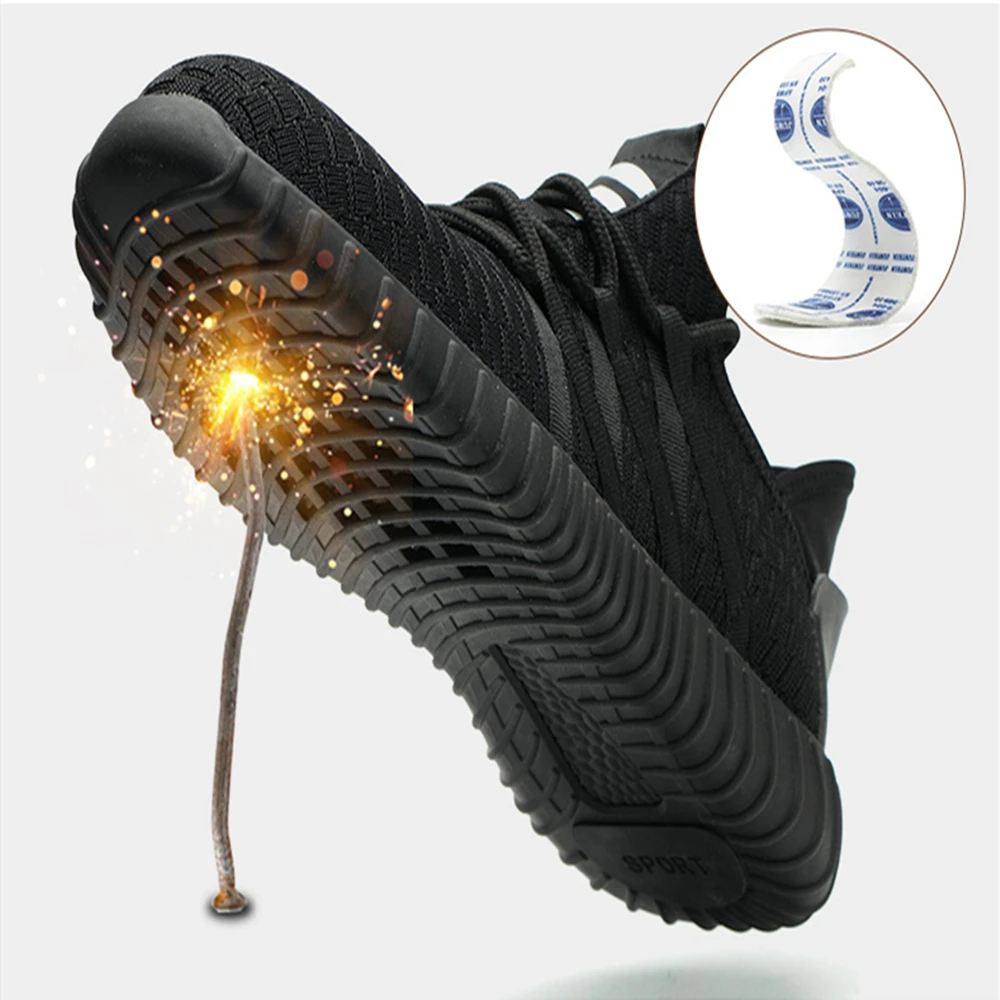 Safety Shoes Men Safety Work Shoes For Lightweight Breathable Anti-Smashing Non-Slip mesh sports shoes protective boots
Safety Shoes Men Safety Work Shoes For Lightweight Breathable Anti-Smashing Non-Slip mesh sports shoes protective boots