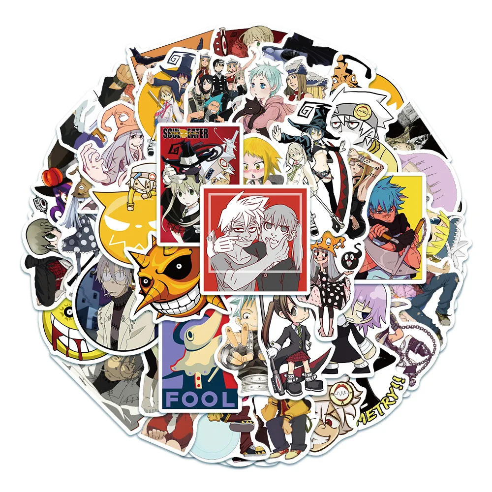 10/50PCS Anime Soul Eater Stickers For Guitar DIY Luggage Laptop Skateboard Motorcycle Bicycle Decal Stickers
10/50PCS Anime Soul Eater Stickers For Guitar DIY Luggage Laptop Skateboard Motorcycle Bicycle Decal Stickers