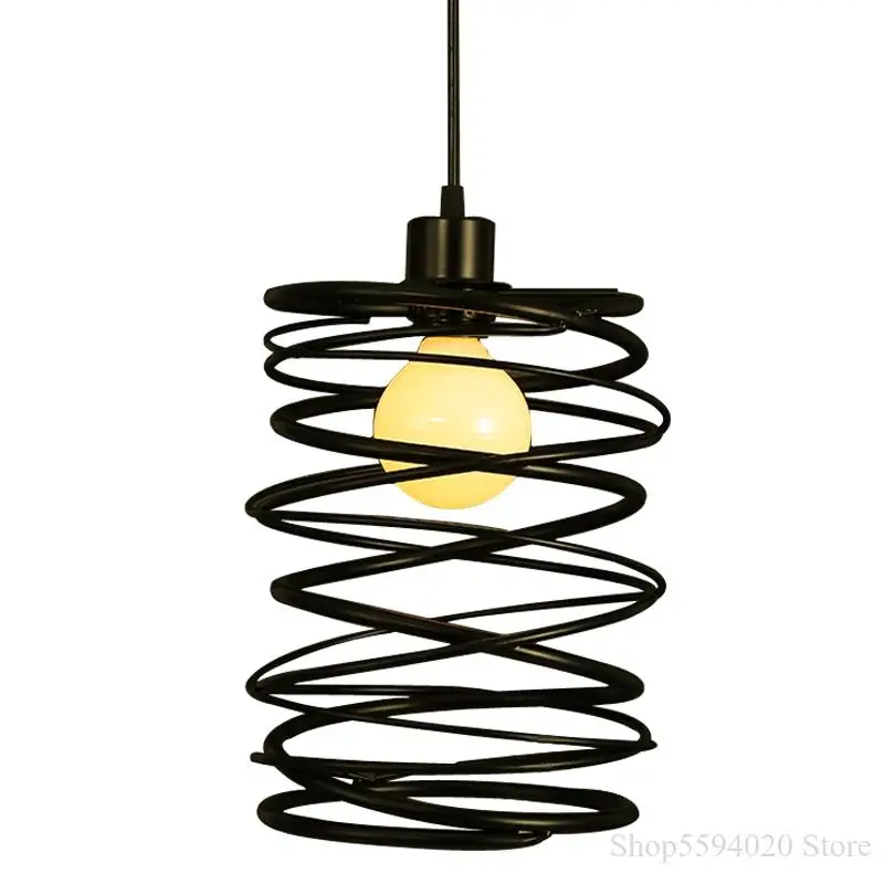 Retro Industrial Spring Chandelier Lighting Dining Room Living Room Iron Pendant Lamp Nordic Cafe Clothing Art Hanglamp Fixtures
Retro Industrial Spring Chandelier Lighting Dining Room Living Room Iron Pendant Lamp Nordic Cafe Clothing Art Hanglamp Fixtures